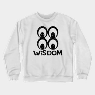 Sankofa Adinkra Symbol "Wisdom" Black. Crewneck Sweatshirt